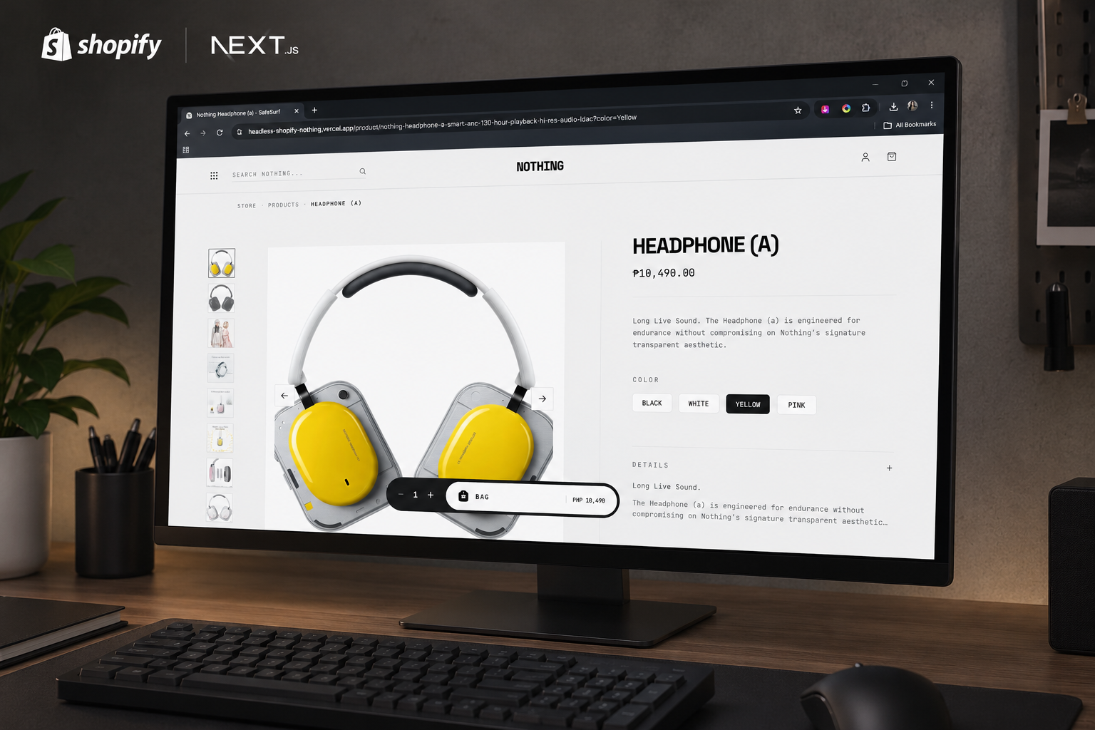 Headless Shopify - Nothing